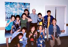 平成13年8月 派遣視市長夫妻と